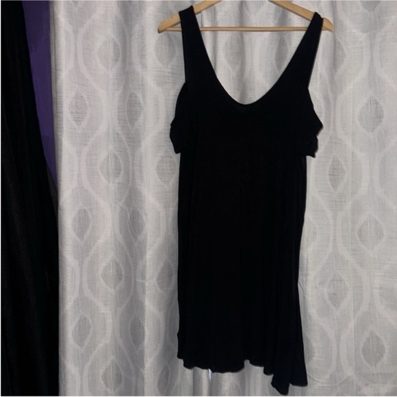 American Eagle Outfitters Cold Shoulder Dress Black Size XL - Picture 6 of 6